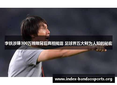 李铁涉嫌300万贿赂背后真相揭露 足球界五大鲜为人知的秘密