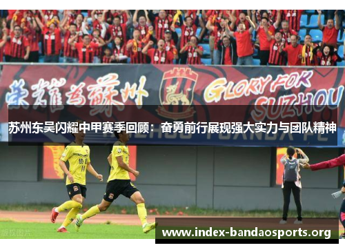 苏州东吴闪耀中甲赛季回顾：奋勇前行展现强大实力与团队精神